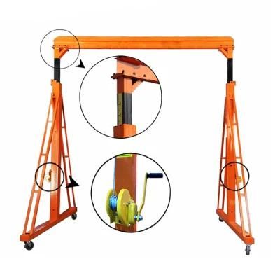 Height Adjustable Mobile Gantry Crane by Winches