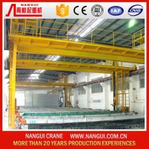 1+1 Aluminum Profile Anodizing Bridge Crane for Aluminum Profile Factory