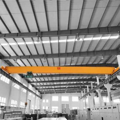 Chinese Manufacturer 10 Ton Trolly Beam Overhead Bridge Crane for Warehouse