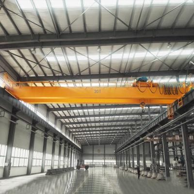 Dual Beams 16ton 20ton Electrically Operated Overhead Travelling Crane