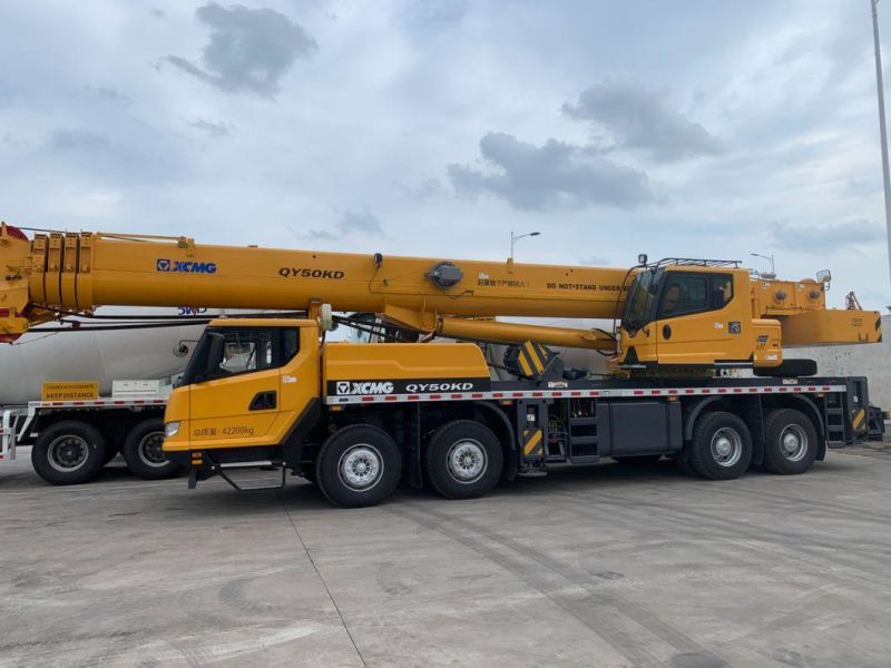 China Top 50 Ton Crane Truck Used Mobile Crane Qy50kd Lifting Crane Price