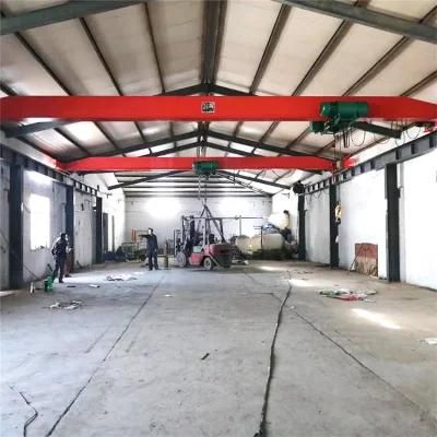 Wire Rope Travelling Trolly 10 Ton Single Beam Overhead Crane for Sale