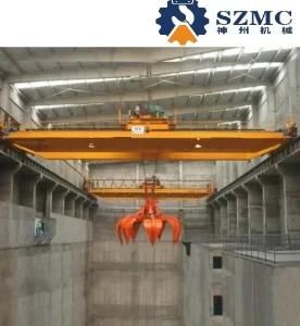 Qz Double Girder Grab Bridge Crane for Lifting Scrap in Steel Mill Factory