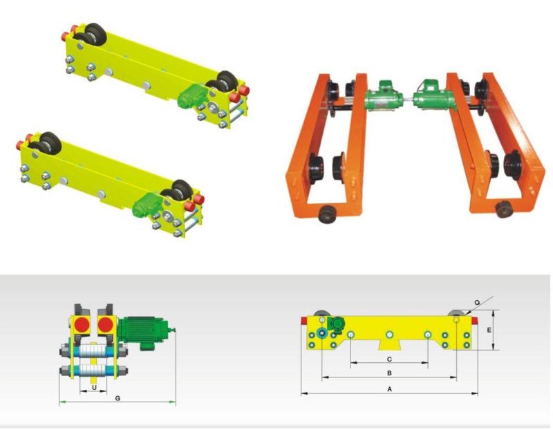 Underslung Crane End Carriage End Truck