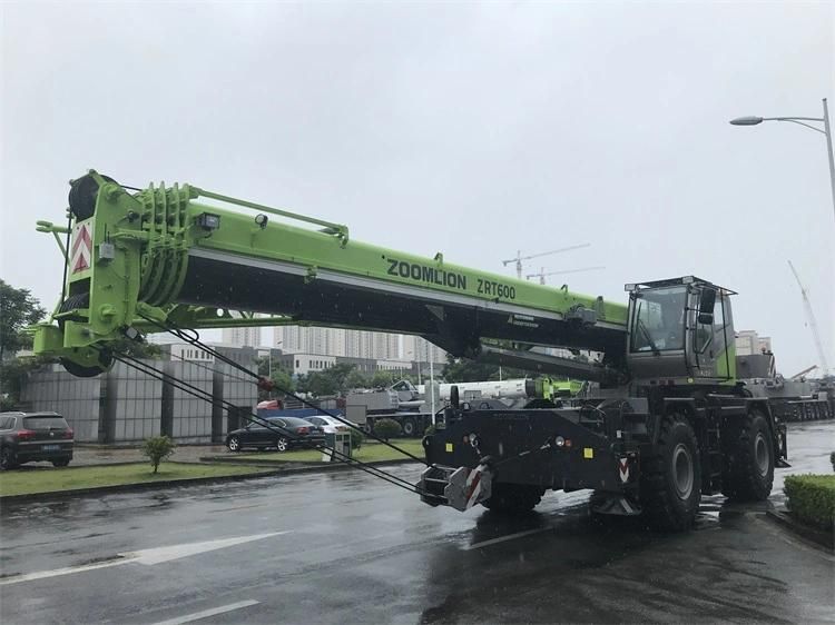 Zoomlion Brand 60ton Rt Crane Zrt600 Rough Terrain Crane