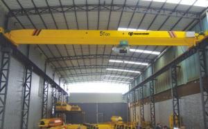 Wireless Remote Control Workshop Single Girder Electric Hoist Overhead Bridge Crane, Single Girder Suspension Overhead Mini Crane