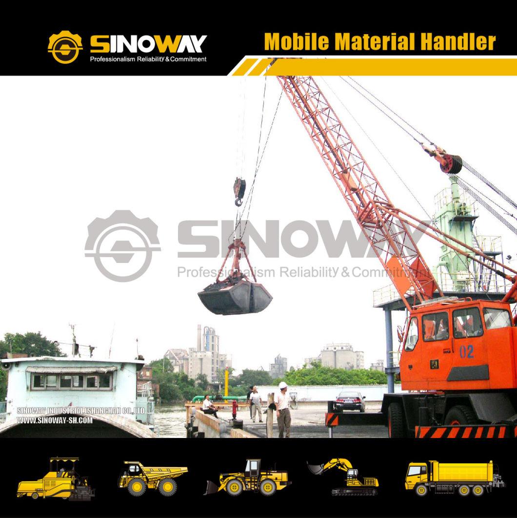 Heavy Duty 35ton Wheeled Harbor Material Handlers Crane for Sale