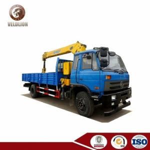 Dongfeng 6 Wheelers Truck Mounted Crane (5m long cargo box with 5T 6.3T crane)