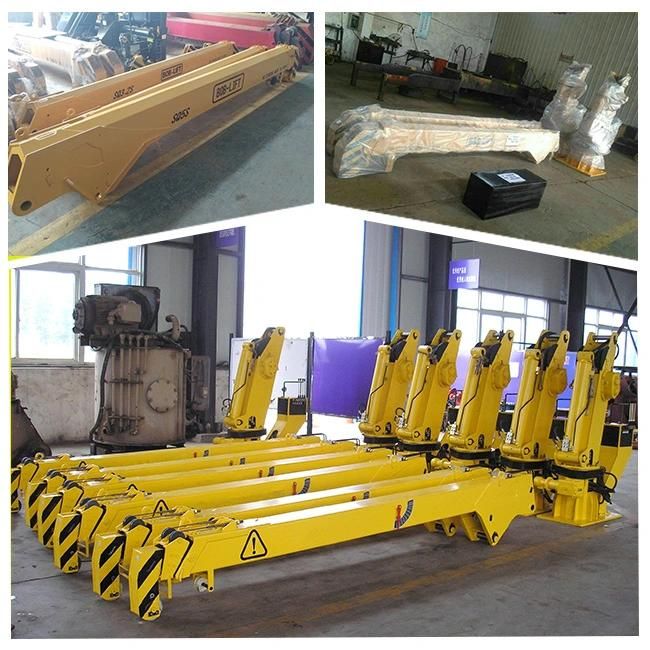 Mini Hydraulic Engine Boat Telescopic Crane for Hot Sale