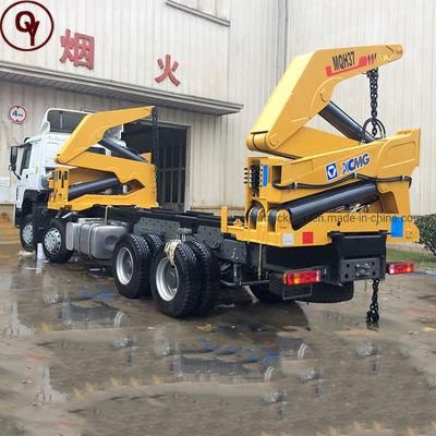 20feet 40feet Container 37ton Trailer Side Load Crane Truck