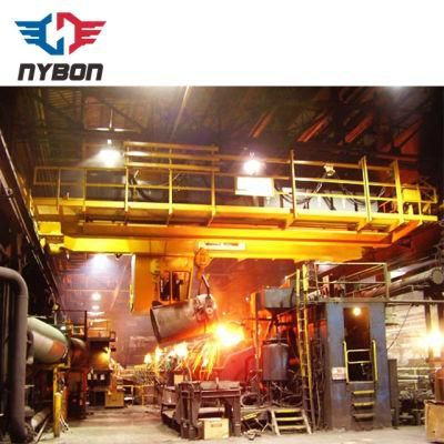 Metallurgical Double Girder Electric Overhead Crane for High Temperature Job-Shop