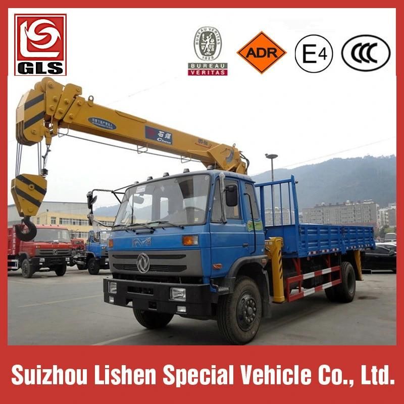 Dongfeng 4X2 Truck with 10ton Telescopic Boom Crane