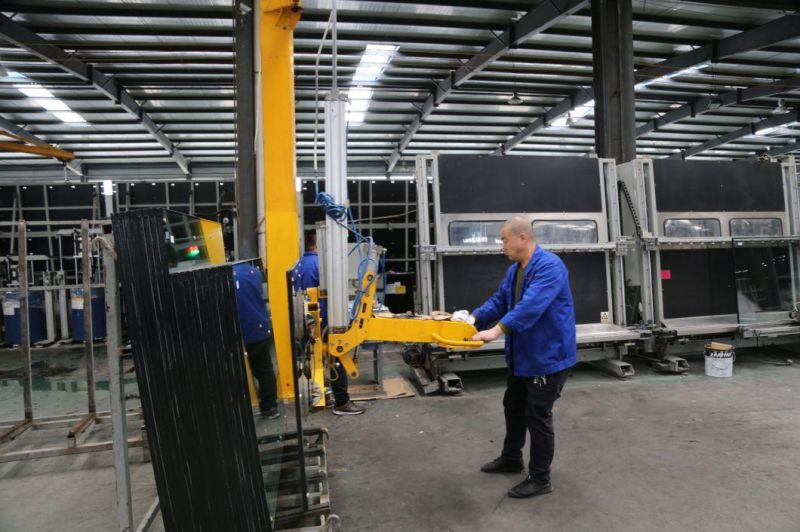 Glass Edging Line Used Over Head Crane Vacuum Lifter Glass Lifting Equipment in Colum Stand Cantilever