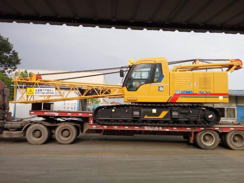 Construction Equipment 55ton Lattice Boom Crawler Crane Machine Price Xgc55