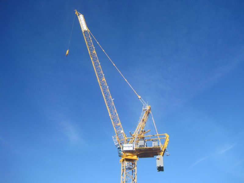 12 Ton Chinese Luffing Tower Crane with Good Quality