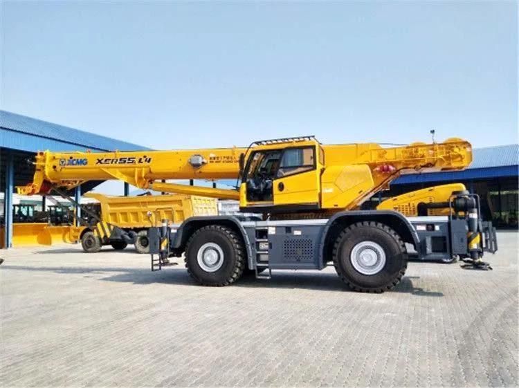 55ton 4 Wheels Rough Terrain Crane Xcr55L4 with Good Performance