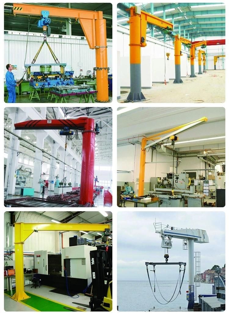 Electric Rotate Arm Slewing 2 Ton Jib Crane for Sale