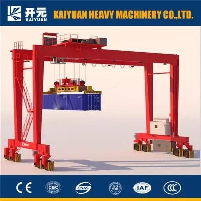 Kaiyuan Electric Traveling Type Container Gantry Crane with SGS