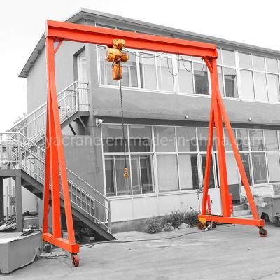 Easy Pushing Small Load Gantry Crane for Workshop