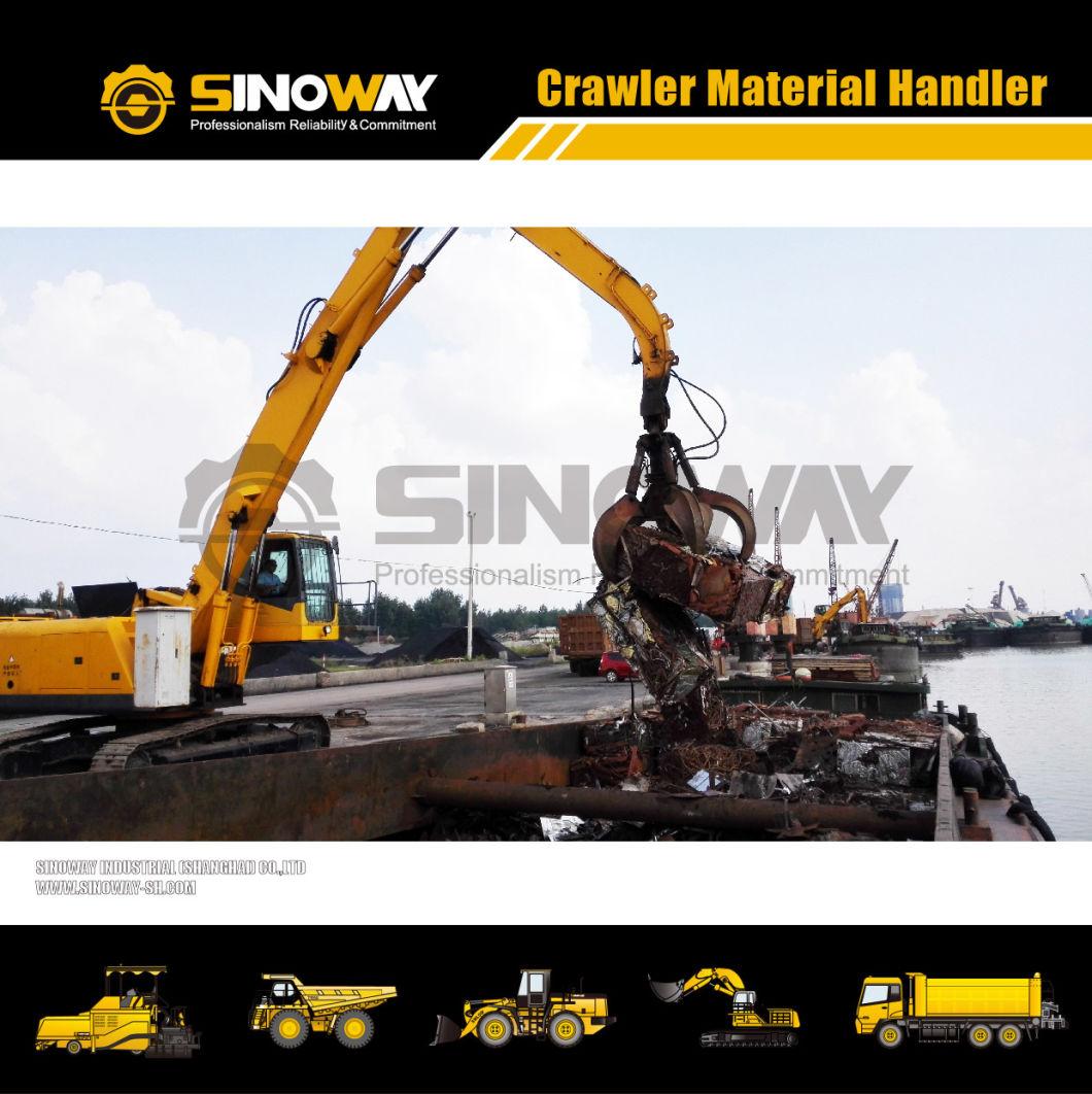 New 19 Meter Boom Crawler Material Handler for Steel Scrap