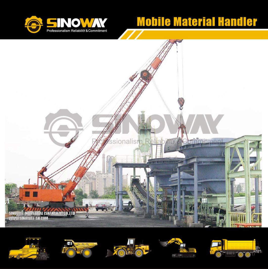 25ton Mobile Port Lattice Boom Crane Material Handler for Sale