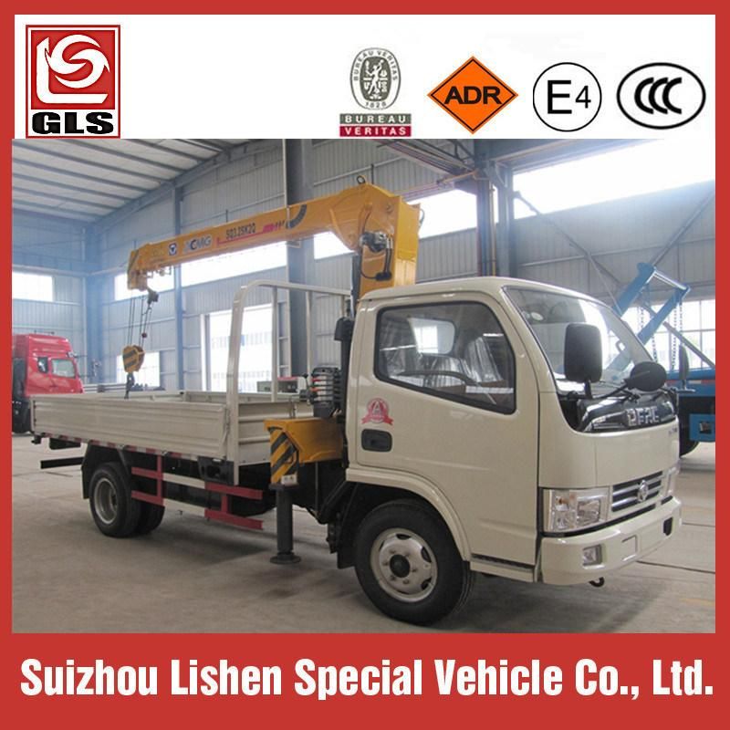 Factory Direct Supply Dongfeng 2/3/3.5t Ton Truck Crane Mounted Cargo Truck