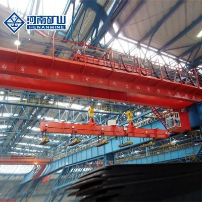 Double Girder 13+13 Ton Rotation Hanging Beam Electromagnetic Bridge Crane