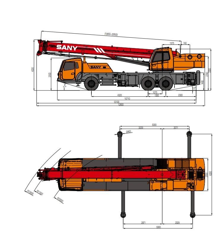 China Top Brand Stc250 25t 25 Ton Hydraulic Mobile Crane Truck Cranes