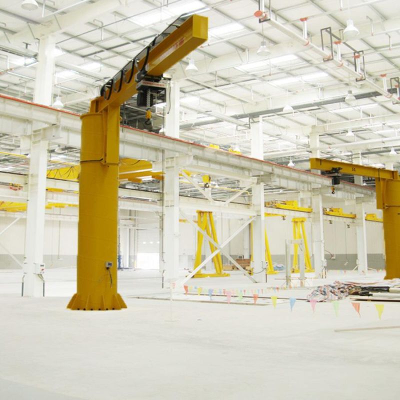 Single Column Swing 0.25t Jib Cantilever Crane Lifting Equipment on Sale