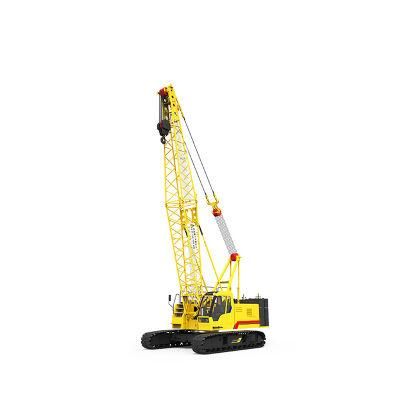 55ton Telescopic Hydraulic Crawler Crane with Fixed Jib