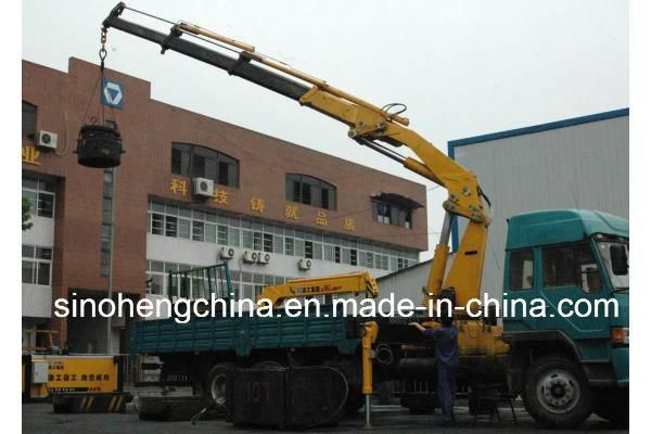 Dongfeng Lorry-Mounted Crane Sq12zk3q Knuckle Boom Crane 12 Ton