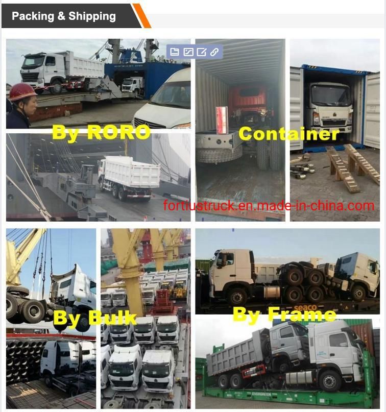 Sinotruk HOWO 6X4 336HP 371HP 40t Load Dump Tipper Truck Mounted Knuckle Boom Crane 5-10t Hot Sale