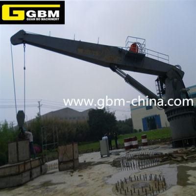 2t/7m Telescopic Boom Marine Deck Crane