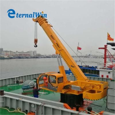 Hydraulic Telescopic Boom Ship Use Marine Deck Crane