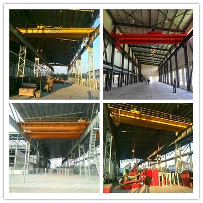 Optional Color 18ton Double Girder Overhead Crane for Warehouse