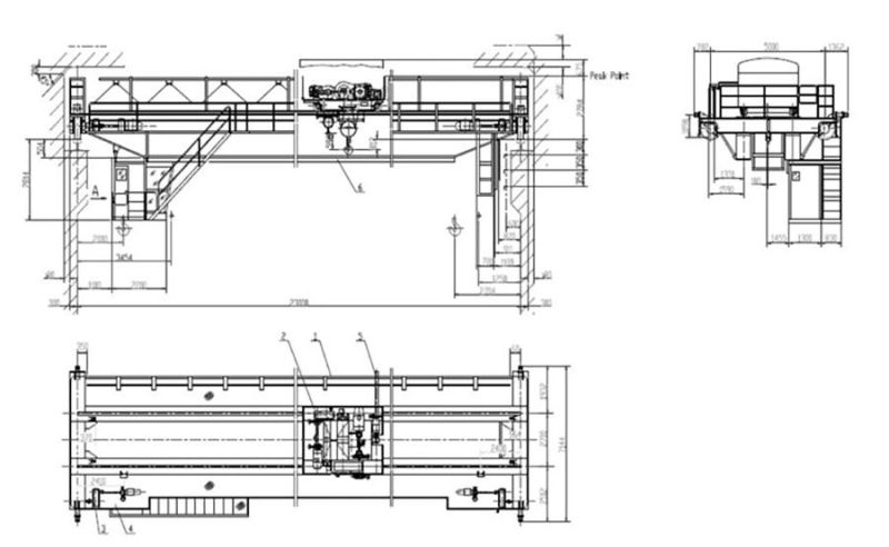 8t Electric Double Girder Overhead Crane