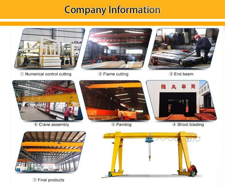 Dy High Quality 3 Ton 5 Ton 10 Ton 12ton Single Girder Overhead Crane End Beam