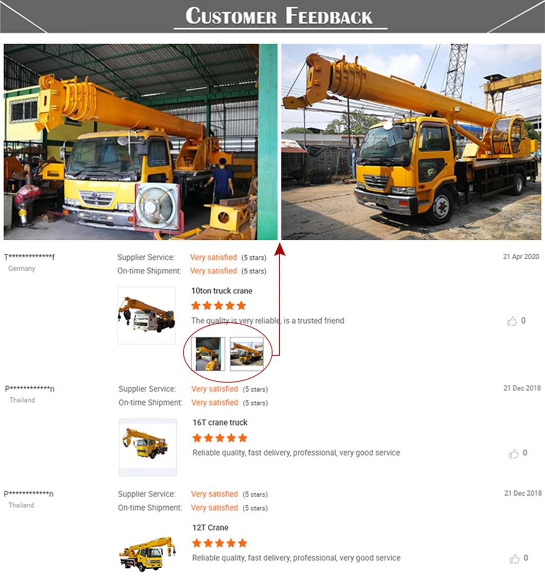 Accept Customized Ce Hydraulic Mini Mobile Cranes Truck Mounted Crane Machinery Knuckle Boom Crane Used All Terrain Crane Machine Price Rough Terrain Crane