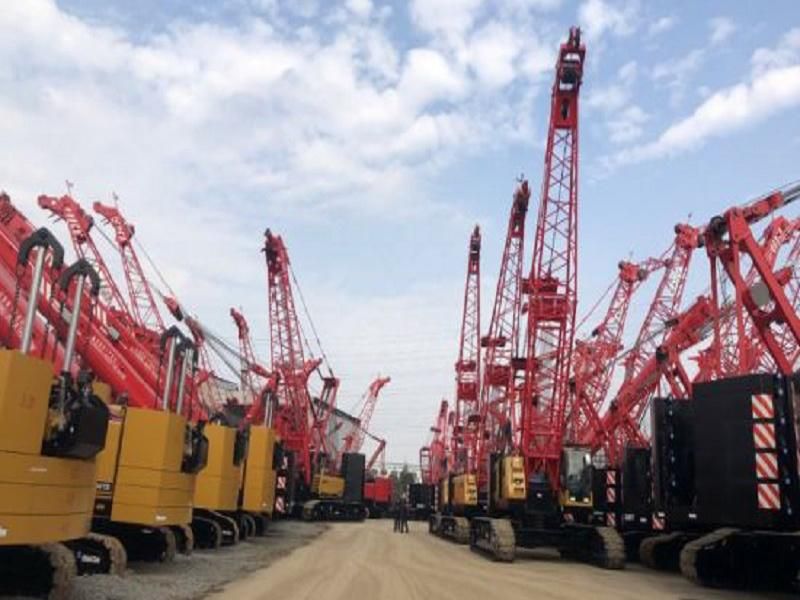 China Brand 60ton Scc600A-6 Mobile Hydraulic Crawler Crane