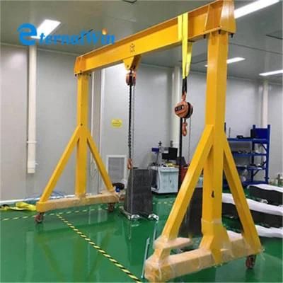 Electric Lifting Hoist Equipment Single Beam Gantry Crane for Sale