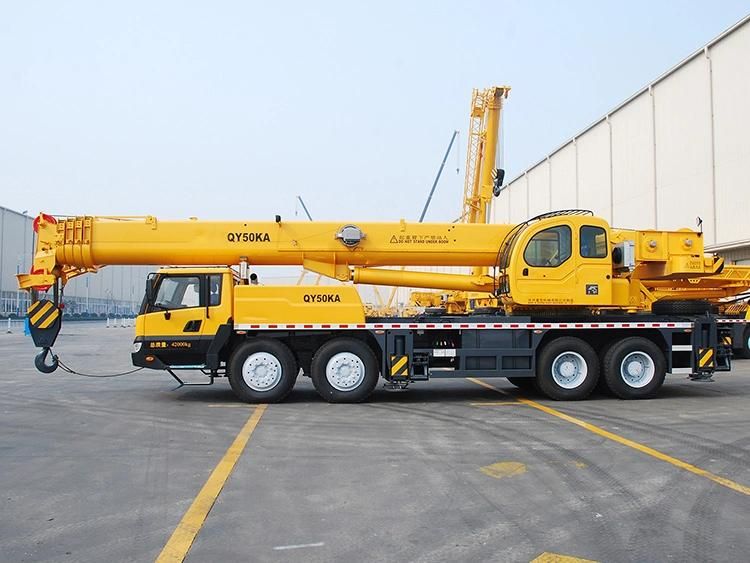 New 50 Ton Mobile Crane Telescopic Boom Truck Crane Qy50kd