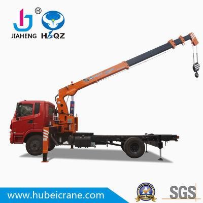 China factory HBQZ Mini Cranes 10 ton Telescopic Boom Truck Mount Crane price(SQ10S4)