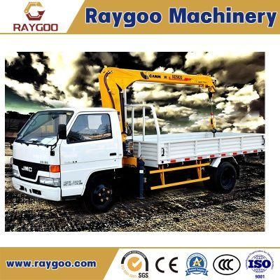 Chinese Construction Equipment Sq2sk2q Lorry Crane 2 Ton Telescopic Boom Truck-Mounted Crane