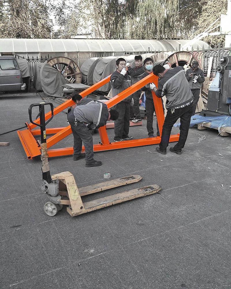 Height Adjustable Manual Portable Small Gantry Crane