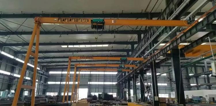 1t Single Girder Semi-Gantry Crane