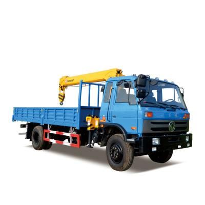 Dongfeng 4tons 5tons 6tons Truck Crane with 360 Degree All Rotation Telescopic Boom