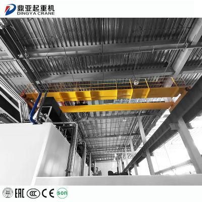 Dy High Quality Lh 5ton 10ton Eot Underhung Mobile Double Girder Bridge Crane