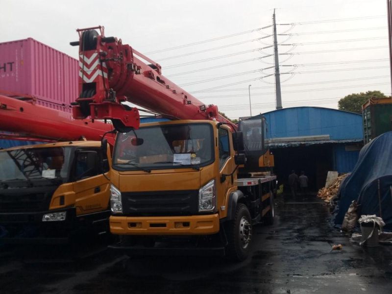 China Factory Price Hot Selling 12t Small Truck Cranes Stc120c