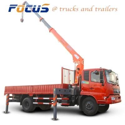 Japan Isuzu 8 Ton Lifting Capacity Construction Equipment Truck Mounted Crane