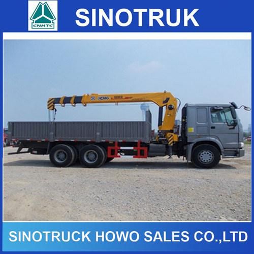 Truck Mounted Crane 25ton Loading Weight Sinotruck HOWO 6*4